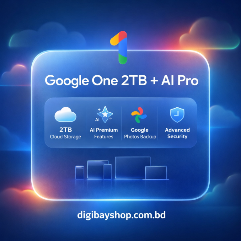 Google One 2TB + AI Pro plan price in bangladesh
